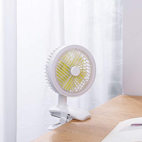 Cucudy Mini-ventilador Rotação automática Ventoinha de três velocidades Ventilador ajustável Ventila