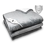 RCA Cobija Eléctrica RC-CO2 Matrimonial 216 x 191 cm, 3 Niveles y Apagado Automático 8 h, Descanso Cálido Toda la Noche...