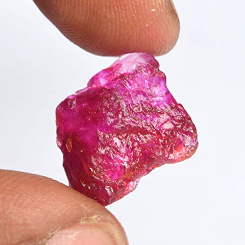 Gemhub 1 Piece Red Ruby 9.00 Ct Natural Ruby Mineral Specimens Red Raw Ruby Loose Gemstone #TOP1