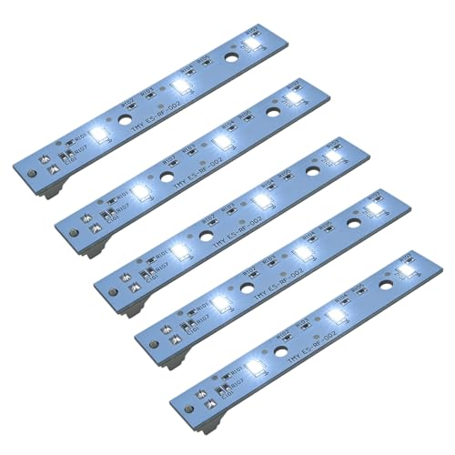 Image of WR55X26671 Refrigerator LED Light Board 5PCS Compatible with GE Refrigerators & Freezers | Replacement for PS11767930 AP6035586 4468532 EAP11767930 PD00048392