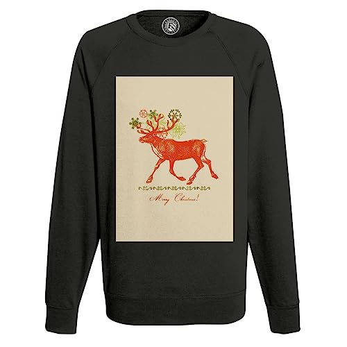 Sweat shirt homme renne de noel ideal pour vos soirees chaleureuses au coin du feu
