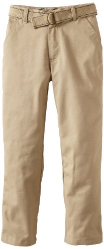 Eddie Bauer Big Boys' Twill Pant (More Styles Available), Khaki-HC84, 8
