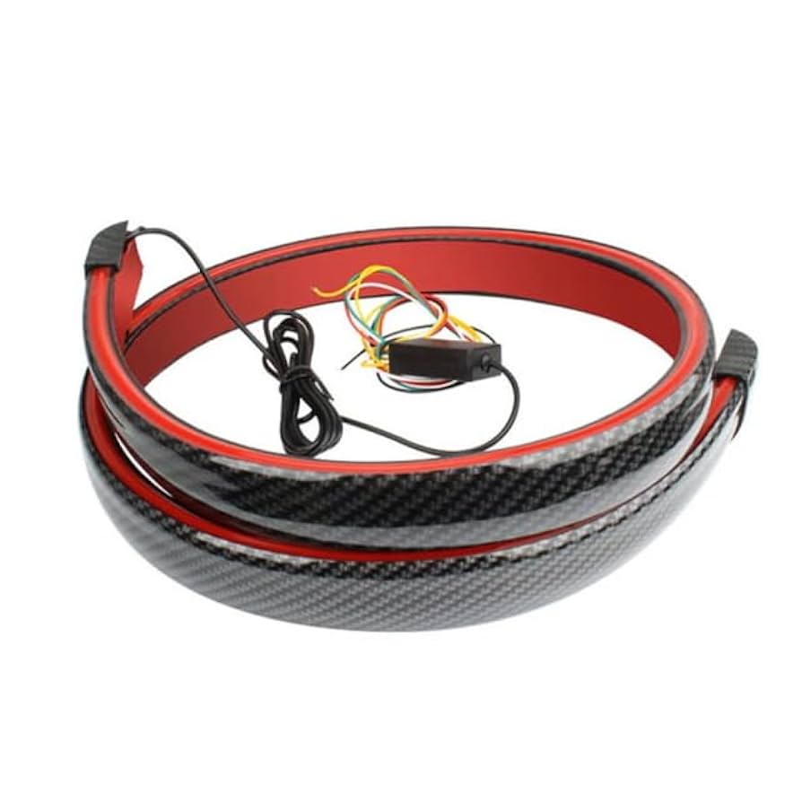 バモス　リアルーフスポイラーLEDライトバー付き ホンダ バモス リアルーフスポイラー黒 HM1モデル バモス リア