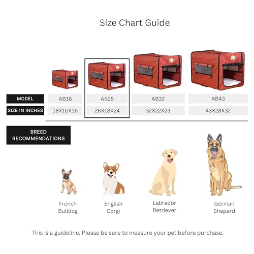 Go Pet Club Caixa macia para cães AB25, marrom - 63,5 cm.