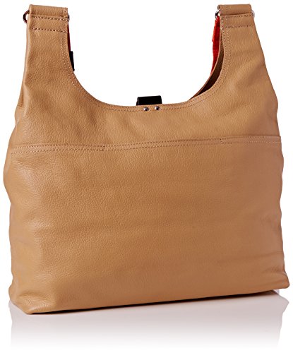 Image of Orla Kiely Embossed Flower Leather Midi Sling Bag
