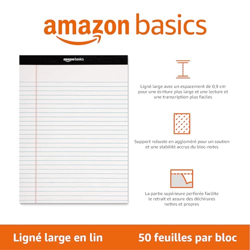 Blocs-notes lignés format grand format pour ne plus manquer d'espace d'expression