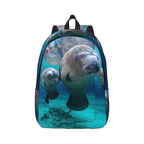 Sac à dos manatée avec compartiment ordinateur antichoc OUSIKA