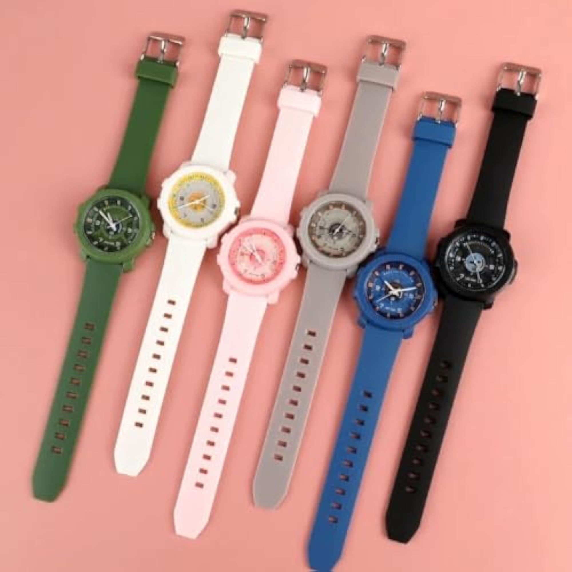 Kids Analog Watch for Boys and Girls with Soft Strap