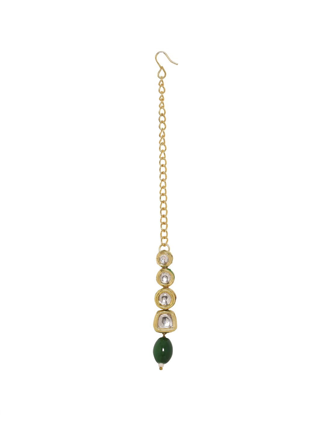 Kundan Maangtika with Plated and Stone, Symphony Design