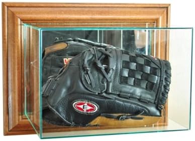 Perfect Cases WMGLV-W Wall Mounted Glove Display Case, Walnut