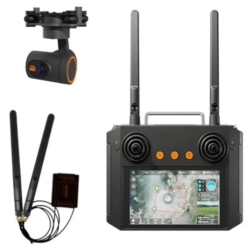 Control remoto H12 PRO con cámara de 3 cuerpos/cardán de 3 ejes Combo 1080P imagen Digital apto for Dron pulverizador agrícola(H12 PRO C10)
