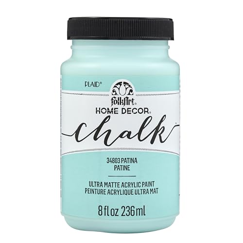 FolkArt Home Decor Chalk Furniture & Craft Paint in Assorted Colors, 8 ounce, Patina