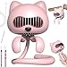 XJKLBYQ Stroller Fan, 4 in 1 Cat Shape Baby Stroller Fan 2200mAh Silicone Portable Fan Rechargeable Low Noise Bladeless 3 Level Clip on Fan for Indoor Outdoor, Style1