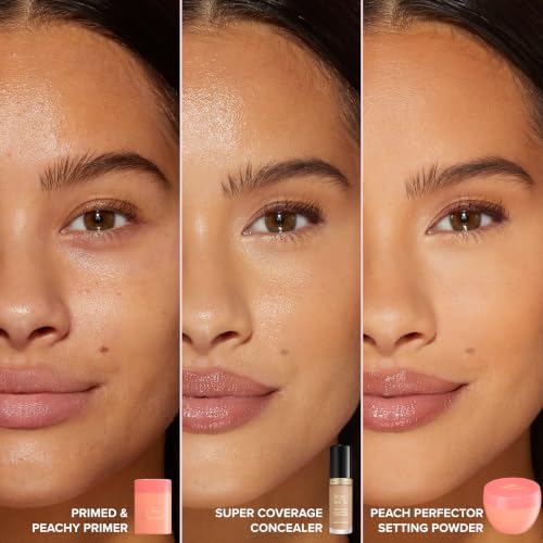 Too Faced Peach Perfector Loose Setting Powder | Translucent, Light Weight, Setting Powder Makeup for Oil Control & Shine Free Finish, Peachy Pink, 0.53 Ounce - 5