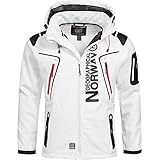 🔥 { IDEAL PARA SENTIRSE BIEN }: Las chaquetas de Noruega de TECHNO Geographical son chaquetas de softshell súper cómodas, diseñadas y con un aspecto deportivo. Su suave material interior te mantendrá cómodo en cada estación, ya sea primavera, verano, otoño o invierno. Las mangas largas de esta chaqueta con capucha protegerán sus brazos de la mejor manera posible para cualquier tipo de actividad al aire libre.