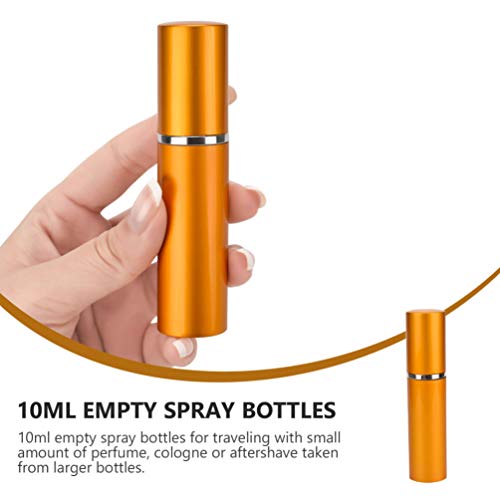 ARTIBETTER 5 Unidades de Viagem Mini Frasco Atomizador de Perfume Recarregável Pulverizador Portátil