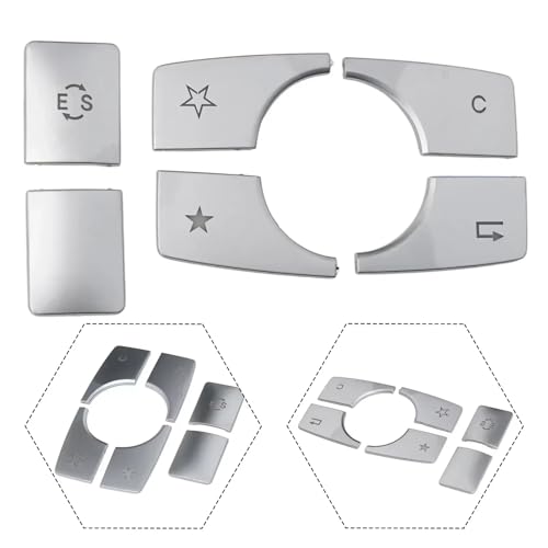 Cache-boutons multimédia Mercedes E Class W212 2011-2015 décoration console centrale auto