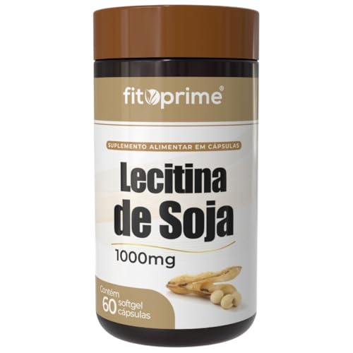 Lecitina de Soja 1000mg 60 Cápsulas Fitoprime