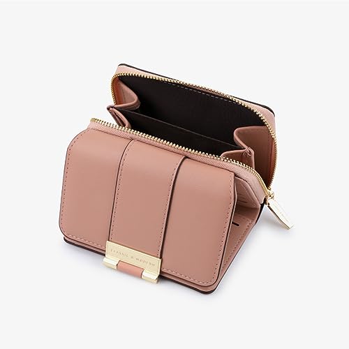 Vllcsla Small Wallet for Women Ladies Purse Wallet with 3 Card Slots and Photo Window and Coin Zipper Pocket, Womens Small Soft Leather Purses (Apricot) - Image 6
