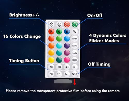 Stitch Nachtlicht Kinder mit Timer:16 Farben 3D LED Illusion Lampe mit Memory-Funktion, Fernbedienung & Touch, Stich Stuff Merch Geschenk für Mädchen Jungen Deko Kinderzimmer Geburtstag Weihnachten