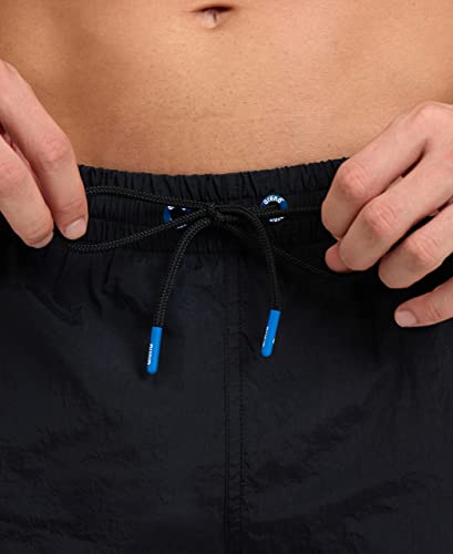 Image of ARENA Men's Icons Solid Beach Short Boxers Swimming Bermuda with Mesh Inner Brief, Side Pockets, Pool Beach Vacation Swimsuit