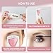 TOUCHBeauty Professional Heated Eyelash Curler with Silicone Refill Pad Curling Tool for Women Long Lasting Eyelashes TB-2003B