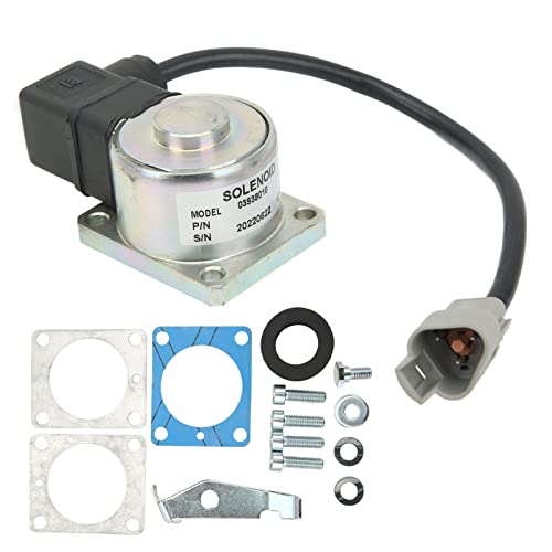 Válvula solenoide Flameout, longa vida útil, antienvelhecimento, 12 V, ajuste perfeito 01660911 para