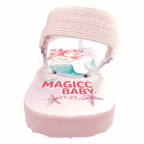 Chinelo Bebê Sandália Infantil Sereia Meninas Magicc Baby