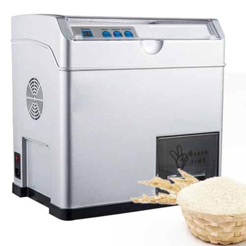 owohyg mulino elettrico per riso domestico, sbucciatore di lolla di riso, separatore di crusca di riso, adatto per uso domestico e professionale