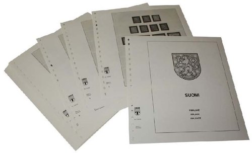 Feuilles pré-imprimées Finlande LINDNER 1963-1981 album timbres