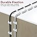 120 Pcs XHF Adhesive Cable Wire Clips White, Cable Staples Outdoor Cable Management Wire Organizer Cord Holder for Under Desk, Car, Wall, TV PC Ethernet Cable