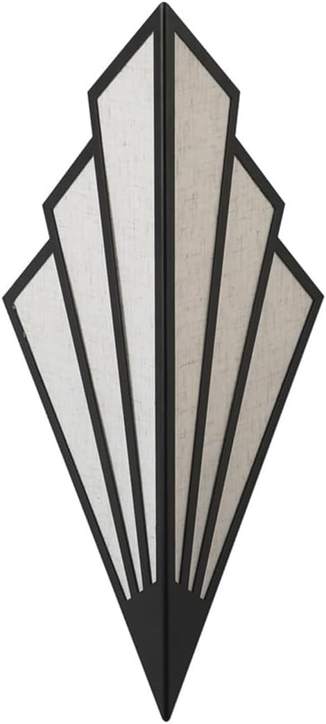 SKYGOO Nordic Style Bedroom Wall Lighting Fixtures,Creative Fan-Shaped Wall Light,Modern Art Deco Bedside Wall Sconces For Bedroom Bedside Living Room Aisle Porch Hallway Stair 1 Pack E14 Base