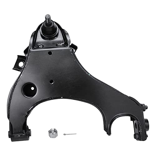 Image of Detroit Axle - 4pc Front End Control Arms for 00-04 Nissan Xterra Frontier, 4 Upper & Lower Control Arms Assembly 2000 2001 2002 2003 2004 Replacement