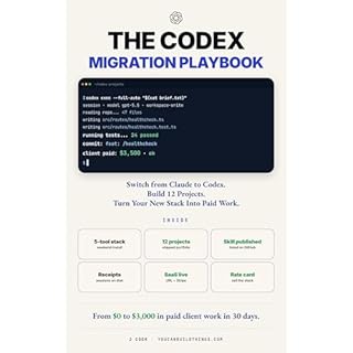 The Codex Migration Playbook Audiolibro Por J Cook arte de portada