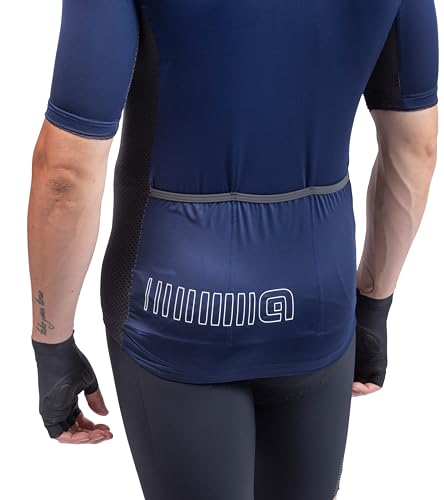 Alé Cycling Maglia A Maniche Corte Da Uomo, Tinta Unita, Colore Blu, 2022, A Maniche Corte - 7