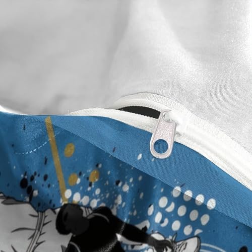 Parure de lit basketball 3D microfibre de qualité supérieure et finitions soignées - 8