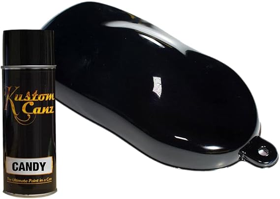 5oz Aerosol Can - Candy Black Urethane basecoat