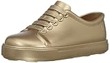 mini melissa Baby-Girl's Mini BE Sneaker, Gold Glitter, 5 Regular US Toddler