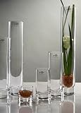 Floristenqualität Glasvase Vase Glas Blumenvase Tischvase gerade schlank 36 cm, Ø 6 cm