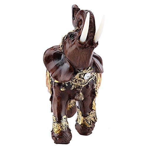 Estatua elefante Feng Shui resina decoración hogar miniatura 7
