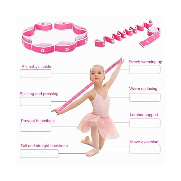 WowDude-Latest-Childrens-Dance-Training-Elastic-Band-Stretching-Straps-Multi-Loops-Adjustable-Exercise-Bands-Elastic-Exercise-Band-Leg-Exercise-Yoga-Equipment-for-Home-Workouts-8-Loops WowDude Latest Children?s Dance Training Elastic Band Stretching Straps Multi Loops Adjustable Exercise Bands Elastic Exercise Band Leg Exercise Yoga Equipment for Home Workouts-8 Loops