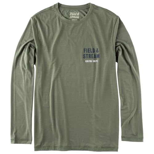 Image of Field & Stream Men's Roll Cast Long Sleeve Performance Tee Shirt with Drirelease