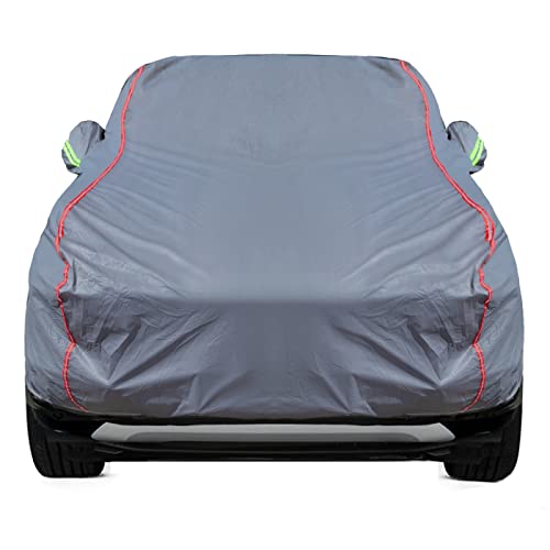 QUYDDC Breathable New Material, Waterproof Car Cover, Locks and Zipper