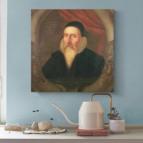 Toile John Dee portrait de qualité supérieure 61 x 61 cm - 2