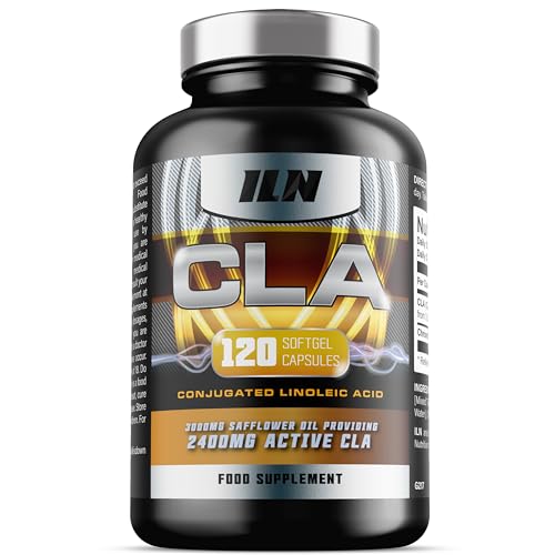 CLA Supplement Softgels - 3000mg per Serving with 80% Active Isomers for 2400mg Active CLA - CLA Softgel Capsules with Conjugated Linoleic Acid - Suitable for Men and Women (120 CLA Capsules)