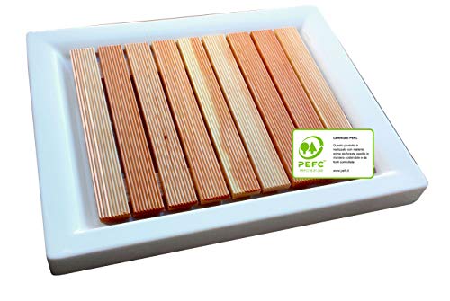 Castelmerlino 10 Pedana per Doccia in Larice a