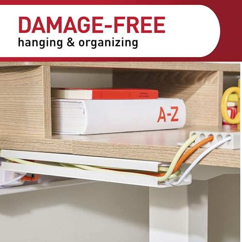 Image of Command Cord Organizer Channel, 1 Channel, 8 Large Strips