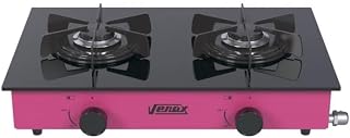 Fogao a Gas Flamalar Vitreo 2q Pink Gás Glp