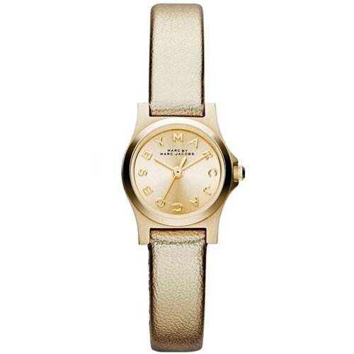 Marc by Marc Jacobs MBM1297 Gold Metalic Henry Dinky Ladies Watch