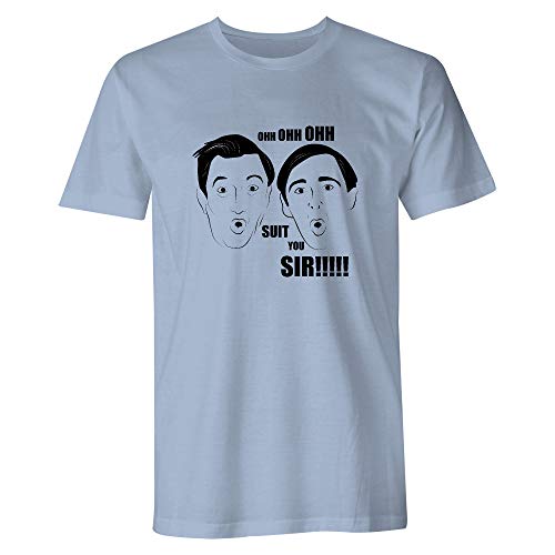 T-shirt homme Fast Show bleu clair M le cadeau idéal pour fan d'humour anglais